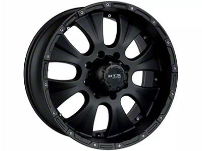 RTX Offroad Wheels Crawler Matte Black 8-Lug Wheel; 17x8; 20mm Offset (01-06 Sierra 2500 HD)