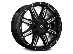 RTX Offroad Wheels Ravine Black Milled 8-Lug Wheel; 18x9; 10mm Offset (01-06 Sierra 2500 HD)