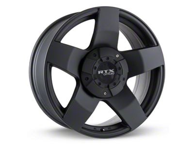 RTX Offroad Wheels Thunder Matte Black 8-Lug Wheel; 18x9; 15mm Offset (01-06 Sierra 2500 HD)