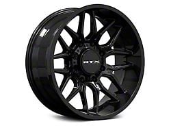 RTX Offroad Wheels Claw Gloss Black 8-Lug Wheel; 20x10; -18mm Offset (01-06 Sierra 3500 HD SRW)