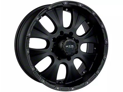 RTX Offroad Wheels Crawler Matte Black 8-Lug Wheel; 17x8; 20mm Offset (01-06 Sierra 3500 HD SRW)