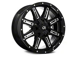 RTX Offroad Wheels Ravine Black Milled 8-Lug Wheel; 18x9; 10mm Offset (01-06 Silverado 2500 HD)