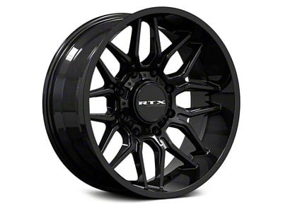 RTX Offroad Wheels Claw Gloss Black 8-Lug Wheel; 20x9; 0mm Offset (03-09 RAM 2500)