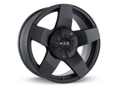 RTX Offroad Wheels Thunder Matte Black 8-Lug Wheel; 17x8; 10mm Offset (03-09 RAM 2500)