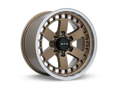 RTX Offroad Wheels Ozark Satin Bronze Machined Lip 6-Lug Wheel; 18x9; 0mm Offset (04-08 F-150)