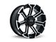 RTX Offroad Wheels Peak Gloss Black Machined 6-Lug Wheel; 18x9; 0mm Offset (04-08 F-150)