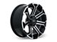 RTX Offroad Wheels Peak Gloss Black Machined 6-Lug Wheel; 20x9; 0mm Offset (04-08 F-150)