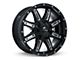 RTX Offroad Wheels Ravine Black Milled 6-Lug Wheel; 20x9; 10mm Offset (04-08 F-150)