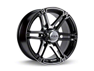 RTX Offroad Wheels Slate Black Machined 6-Lug Wheel; 17x8; 25mm Offset (04-08 F-150)