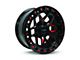 RTX Offroad Wheels Zion Black Milled Red 6-Lug Wheel; 20x9; 0mm Offset (04-08 F-150)