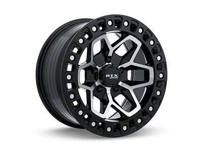 RTX Offroad Wheels Zion Gloss Black Machined 6-Lug Wheel; 20x9; 0mm Offset (04-08 F-150)