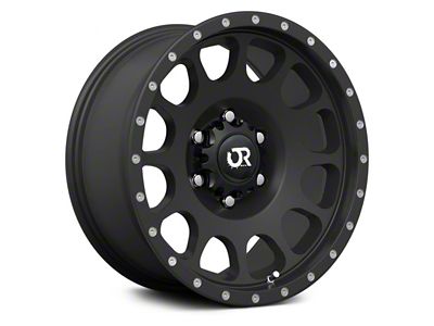 RTX Offroad Wheels Baja Satin Black with Milled Rivets 6-Lug Wheel; 17x9; 0mm Offset (07-13 Sierra 1500)