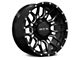 RTX Offroad Wheels Claw Gloss Black Milled with Rivets 6-Lug Wheel; 20x9; 0mm Offset (07-13 Sierra 1500)