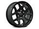 RTX Offroad Wheels Dallas Satin Black 6-Lug Wheel; 18x8; 18mm Offset (07-13 Sierra 1500)