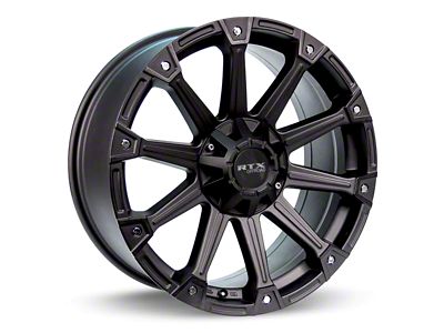 RTX Offroad Wheels Dune Matte Black 6-Lug Wheel; 20x9; 25mm Offset (07-13 Sierra 1500)