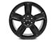 RTX Offroad Wheels Glacier Satin Black 6-Lug Wheel; 17x8; 15mm Offset (07-13 Sierra 1500)