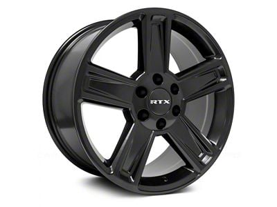 RTX Offroad Wheels Glacier Satin Black 6-Lug Wheel; 20x8.5; 15mm Offset (07-13 Sierra 1500)