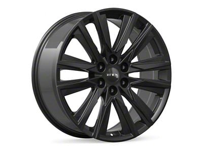 RTX Offroad Wheels GM-01 Gloss Black 6-Lug Wheel; 20x9; 25mm Offset (07-13 Sierra 1500)