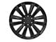 RTX Offroad Wheels GM-01 Gloss Black 6-Lug Wheel; 20x9; 25mm Offset (07-13 Sierra 1500)