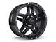 RTX Offroad Wheels Mesa Satin Black 6-Lug Wheel; 17x9; 10mm Offset (07-13 Sierra 1500)