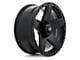 RTX Offroad Wheels Outlaw Satin Black 6-Lug Wheel; 17x8; 5mm Offset (07-13 Sierra 1500)