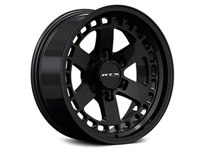 RTX Offroad Wheels Ozark Satin Black 6-Lug Wheel; 17x9; 0mm Offset (07-13 Sierra 1500)