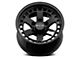 RTX Offroad Wheels Ozark Satin Black 6-Lug Wheel; 17x9; 0mm Offset (07-13 Sierra 1500)