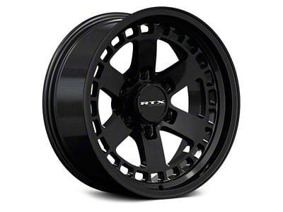 RTX Offroad Wheels Ozark Satin Black 6-Lug Wheel; 18x9; 0mm Offset (07-13 Sierra 1500)