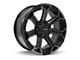 RTX Offroad Wheels Peak Black Machined Gray 6-Lug Wheel; 20x10; -18mm Offset (07-13 Sierra 1500)