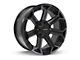 RTX Offroad Wheels Peak Black Machined Gray 6-Lug Wheel; 20x9; 0mm Offset (07-13 Sierra 1500)