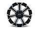 RTX Offroad Wheels Peak Gloss Black Machined 6-Lug Wheel; 18x9; 0mm Offset (07-13 Sierra 1500)