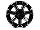 RTX Offroad Wheels Peak Gloss Black Machined 6-Lug Wheel; 22x10; -18mm Offset (07-13 Sierra 1500)