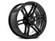 RTX Offroad Wheels Slate Satin Black 6-Lug Wheel; 17x8; 25mm Offset (07-13 Sierra 1500)