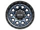 RTX Offroad Wheels Titan Midnight Blue with Black Lip 6-Lug Wheel; 18x9; 0mm Offset (07-13 Sierra 1500)