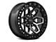 RTX Offroad Wheels Zion Gloss Black Machined 6-Lug Wheel; 17x9; 0mm Offset (07-13 Sierra 1500)