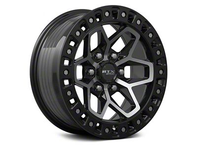 RTX Offroad Wheels Zion Gloss Black Machined 6-Lug Wheel; 18x9; 0mm Offset (07-13 Sierra 1500)