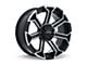 RTX Offroad Wheels Peak Gloss Black Machined 6-Lug Wheel; 18x9; 0mm Offset (07-13 Silverado 1500)