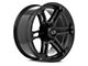 RTX Offroad Wheels Slate Satin Black 6-Lug Wheel; 17x8; 25mm Offset (07-13 Silverado 1500)