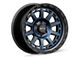 RTX Offroad Wheels Titan Midnight Blue with Black Lip 6-Lug Wheel; 18x9; 0mm Offset (07-13 Silverado 1500)