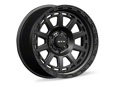 RTX Offroad Wheels Titan Satin Black 6-Lug Wheel; 20x9; 0mm Offset (07-13 Silverado 1500)