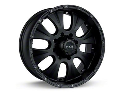 RTX Offroad Wheels Crawler Matte Black 6-Lug Wheel; 17x8; 20mm Offset (07-14 Tahoe)