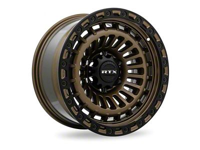 RTX Offroad Wheels Moab Bronze with Satin Black Lip 6-Lug Wheel; 17x9; 0mm Offset (07-14 Tahoe)