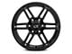 RTX Offroad Wheels Slate Satin Black 6-Lug Wheel; 17x8; 25mm Offset (07-14 Tahoe)