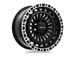 RTX Offroad Wheels Moab Gloss Black Machined 6-Lug Wheel; 18x9; 0mm Offset (07-14 Yukon)