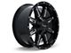 RTX Offroad Wheels Ravine Black Milled 6-Lug Wheel; 20x9; 10mm Offset (07-14 Yukon)