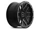 RTX Offroad Wheels Volcano Gloss Black Milled Edge 6-Lug Wheel; 18x9.5; -10mm Offset (07-14 Yukon)