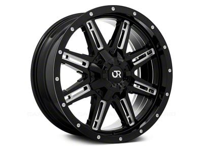 RTX Offroad Wheels Ravine Black Milled 6-Lug Wheel; 17x8; 10mm Offset (09-14 F-150)