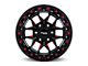 RTX Offroad Wheels Zion Black Milled Red 6-Lug Wheel; 20x9; 0mm Offset (09-14 F-150)