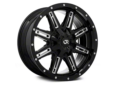 RTX Offroad Wheels Ravine Black Milled 8-Lug Wheel; 18x9; 10mm Offset (10-18 RAM 2500)