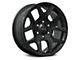 RTX Offroad Wheels Dallas Satin Black 6-Lug Wheel; 18x8; 18mm Offset (14-18 Silverado 1500)